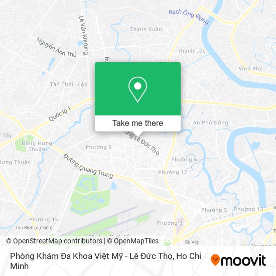 Phòng Khám Đa Khoa Việt Mỹ - Lê Đức Thọ map