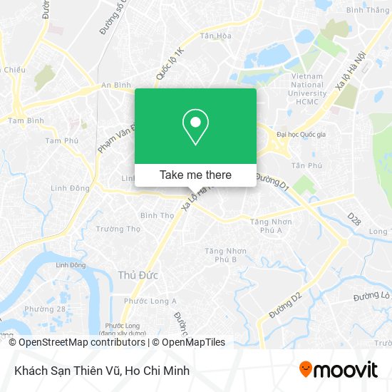 Khách Sạn Thiên Vũ map