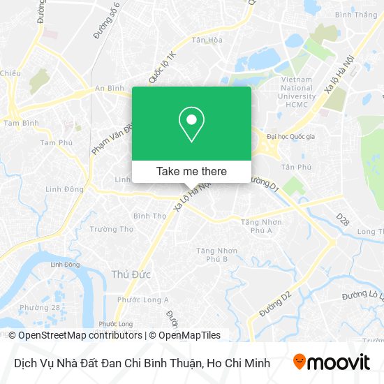 Dịch Vụ Nhà Đất Đan Chi Bình Thuận map