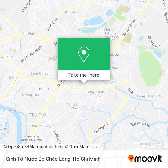 Sinh Tố Nước Ép Cháo Lòng map