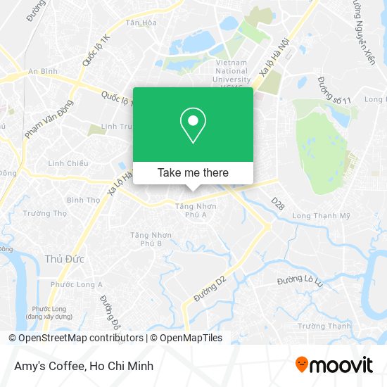 Amy's Coffee map