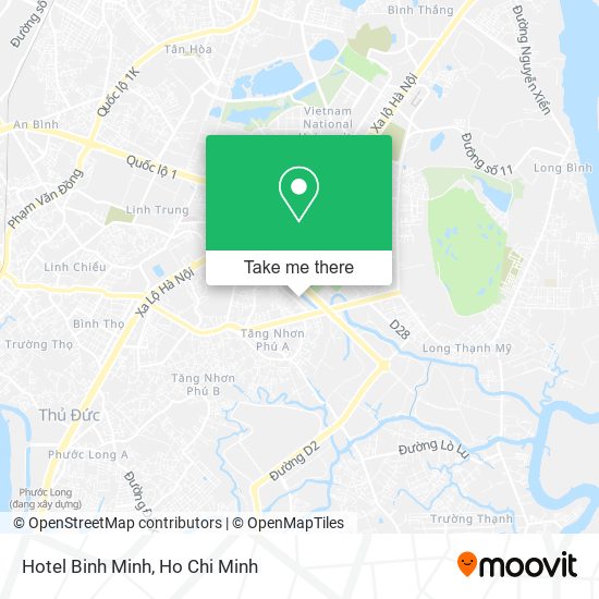 Hotel Binh Minh map
