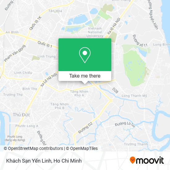 Khách Sạn Yến Linh map