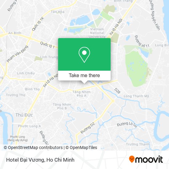 Hotel Đại Vương map