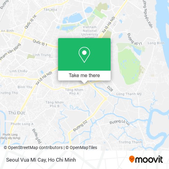 Seoul Vua Mì Cay map