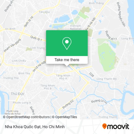 Nha Khoa Quốc Đạt map