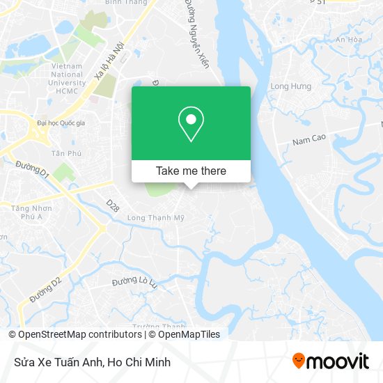 Sửa Xe Tuấn Anh map