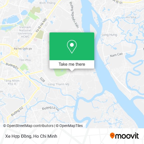 Xe Hợp Đồng map