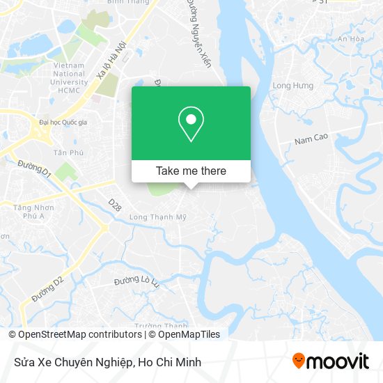 Sửa Xe Chuyên Nghiệp map