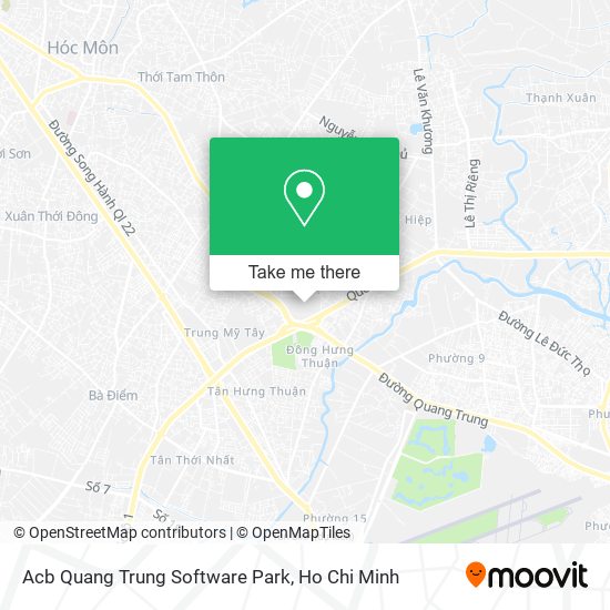 Acb Quang Trung Software Park map