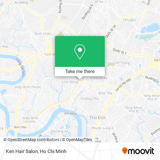 Ken Hair Salon map