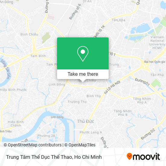 Trung Tâm Thể Dục Thể Thao map