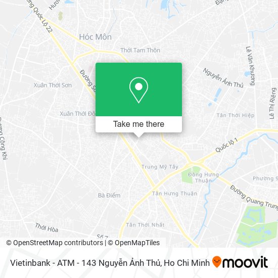 Vietinbank - ATM - 143 Nguyễn Ảnh Thủ map