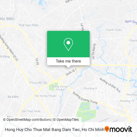 Hong Huy Cho Thue Mat Bang Dam Tiec map
