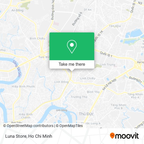 Luna Store map