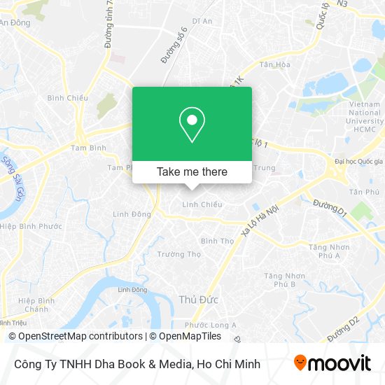 Công Ty TNHH Dha Book & Media map