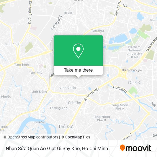 Nhận Sửa Quần Áo Giặt Ủi Sấy Khô map