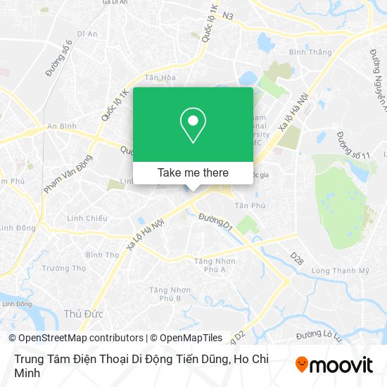 Trung Tâm Điện Thoại Di Động Tiến Dũng map