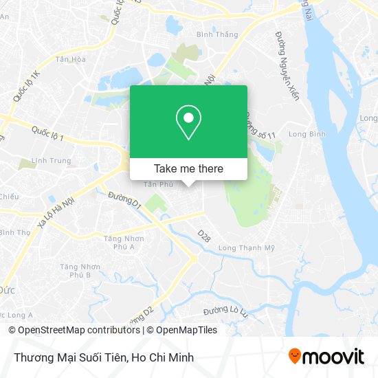 Thương Mại Suối Tiên map