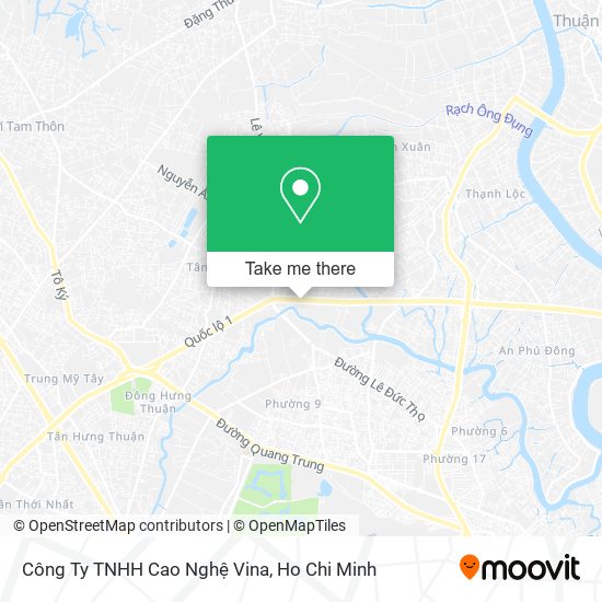Công Ty TNHH Cao Nghệ Vina map