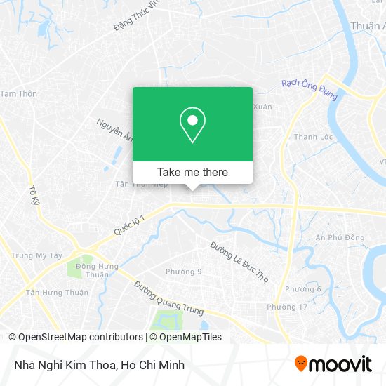 Nhà Nghỉ Kim Thoa map