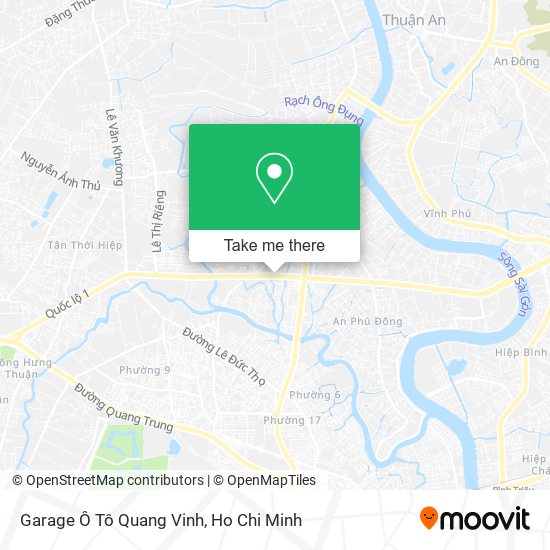 Garage Ô Tô Quang Vinh map