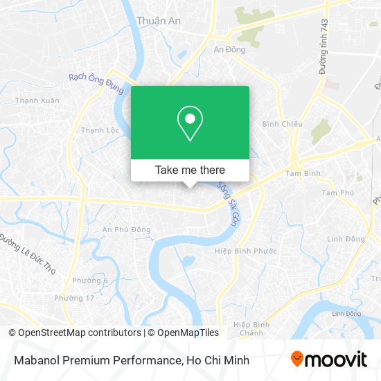 Mabanol Premium Performance map