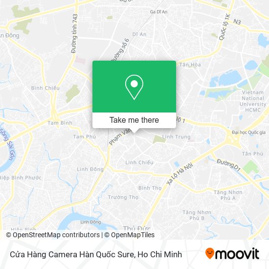 Cửa Hàng Camera Hàn Quốc Sure map