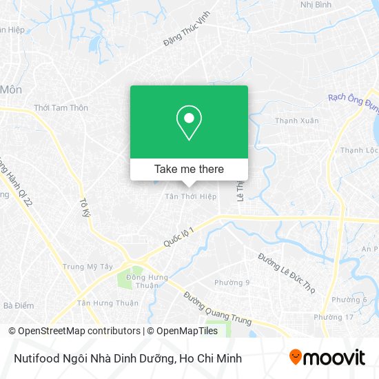 Nutifood Ngôi Nhà Dinh Dưỡng map