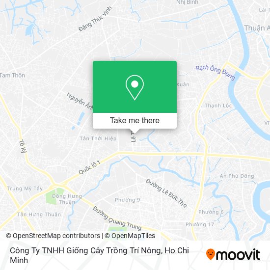 Công Ty TNHH Giống Cây Trồng Trí Nông map