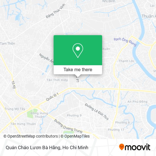 Quán Cháo Lươn Bà Hằng map