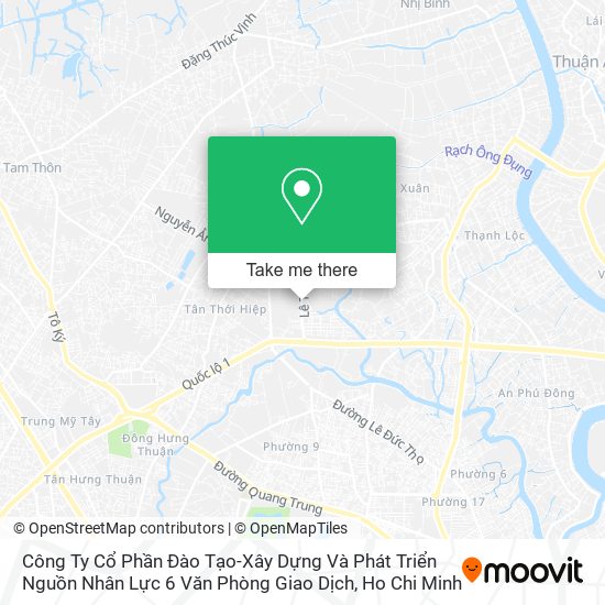 Công Ty Cổ Phần Đào Tạo-Xây Dựng Và Phát Triển Nguồn Nhân Lực 6 Văn Phòng Giao Dịch map