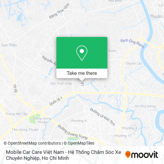 Mobile Car Care Việt Nam - Hệ Thống Chăm Sóc Xe Chuyên Nghiệp map