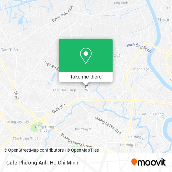 Cafe Phương Anh map