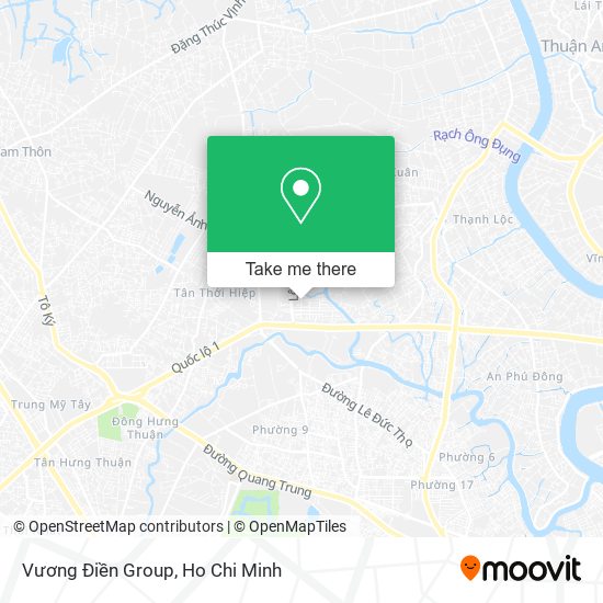 Vương Điền Group map