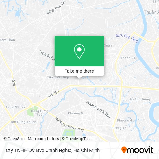 Cty TNHH DV Bvệ Chính Nghĩa map