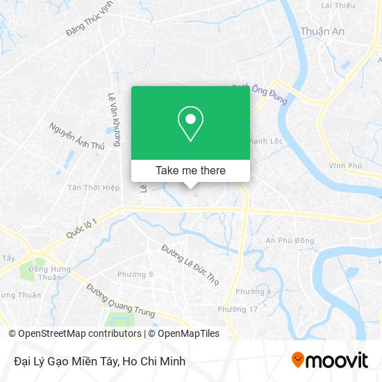 Đại Lý Gạo Miền Tây map