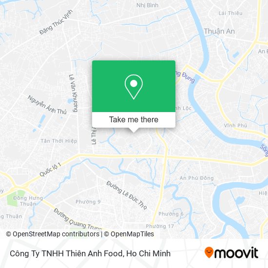 Công Ty TNHH Thiên Anh Food map