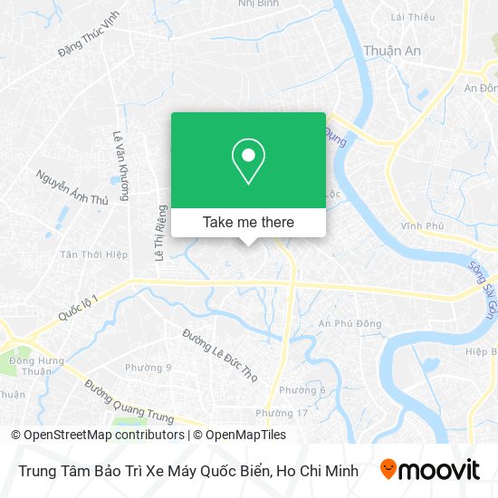 Trung Tâm Bảo Trì Xe Máy Quốc Biển map