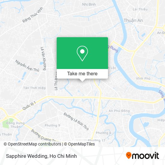 Sapphire Wedding map