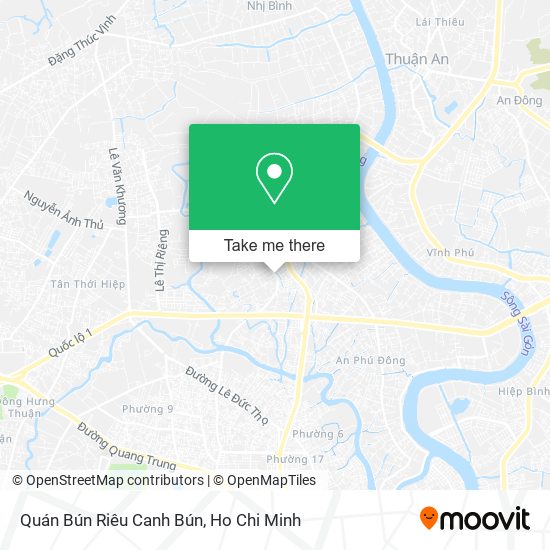 Quán Bún Riêu Canh Bún map