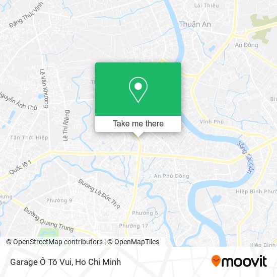 Garage Ô Tô Vui map