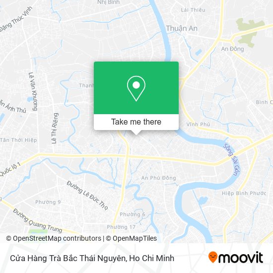 Cửa Hàng Trà Bắc Thái Nguyên map