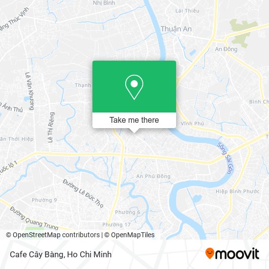 Cafe Cây Bàng map
