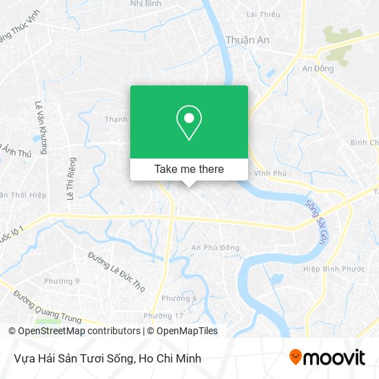 Vựa Hải Sản Tươi Sống map