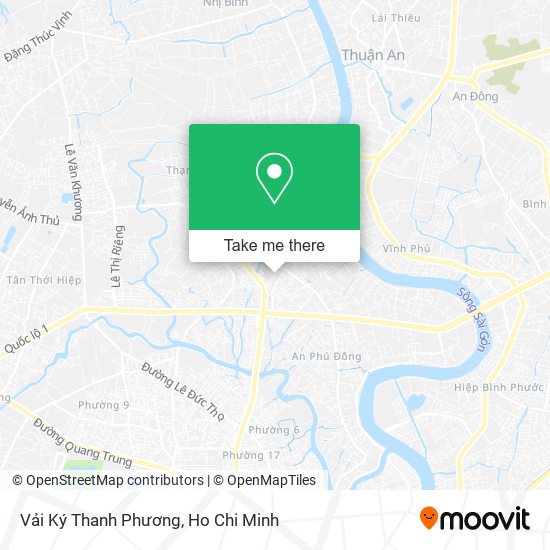 Vải Ký Thanh Phương map