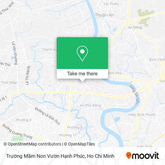 Trường Mầm Non Vườn Hạnh Phúc map