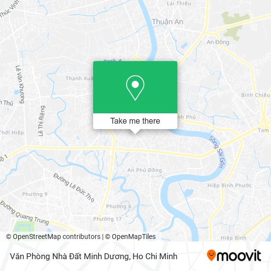 Văn Phòng Nhà Đất Minh Dương map