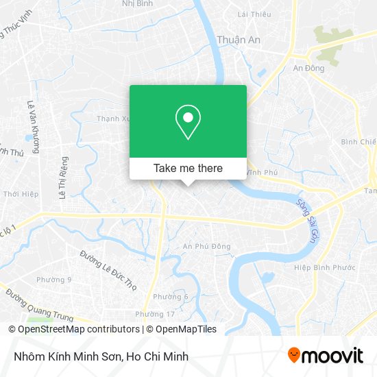 Nhôm Kính Minh Sơn map