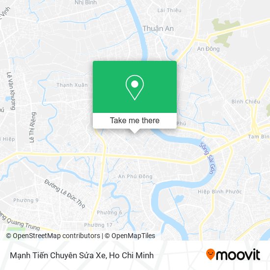 Mạnh Tiến Chuyên Sửa Xe map